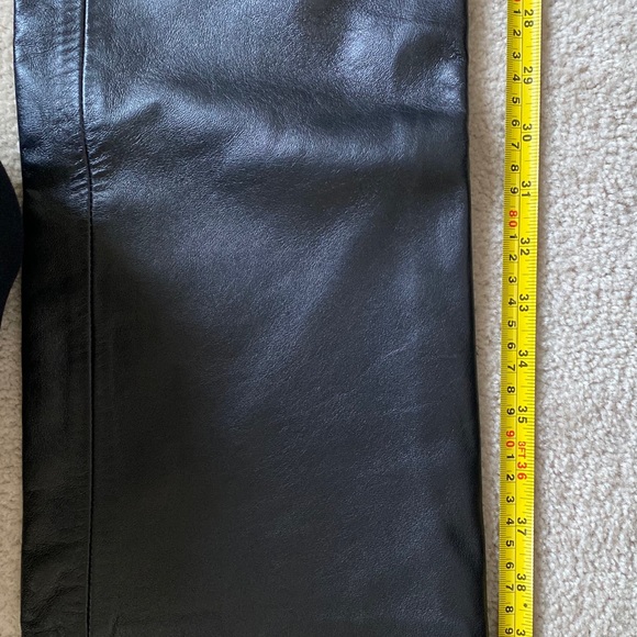 Black Leather Lambskin Pants by Neto Leather - Picture 6 of 14